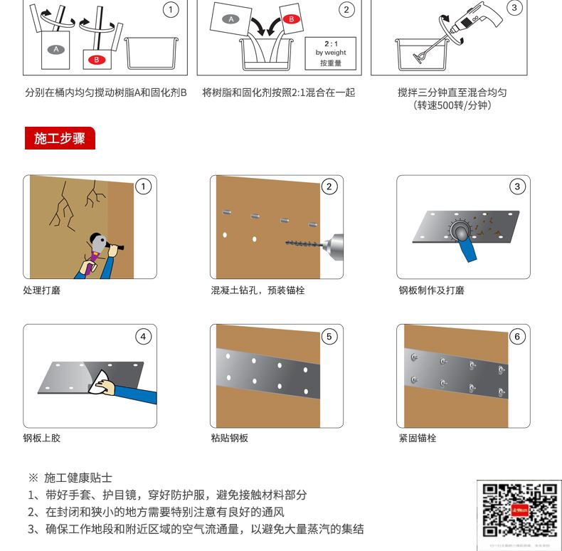 包钢翔安粘钢加固施工过程